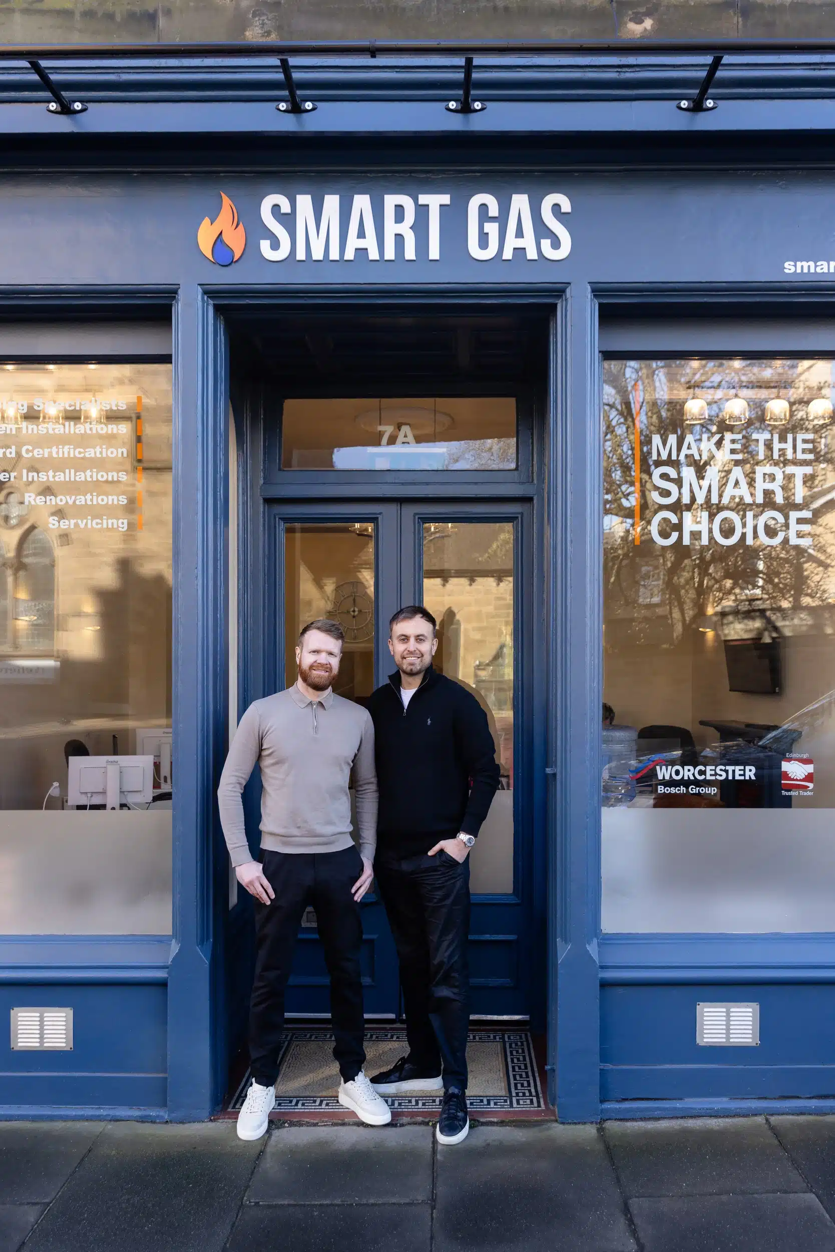 mark and david directors of smart gas solutions in edinburgh